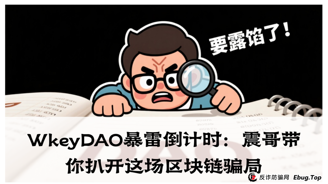 WkeyDAO暴雷倒计时:震哥带你扒开这场区块链骗局