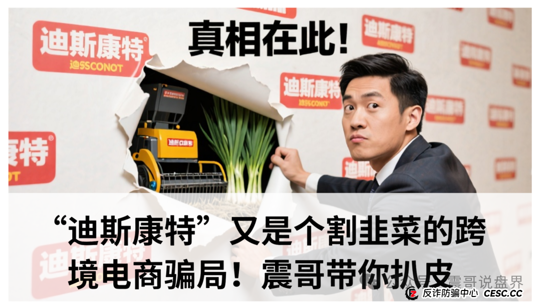 “迪斯康特”又是个割韭菜的跨境电商骗局!震哥带你扒皮