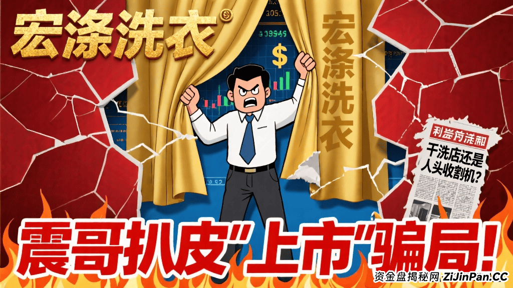 “宏涤洗衣”:干洗店还是人头收割机?震哥扒皮这个"上市"骗局!