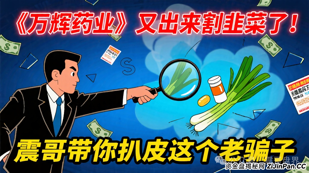 万辉药业投资可靠吗?《万辉药业》又出来割韭菜了!震哥带你扒皮这个老骗子