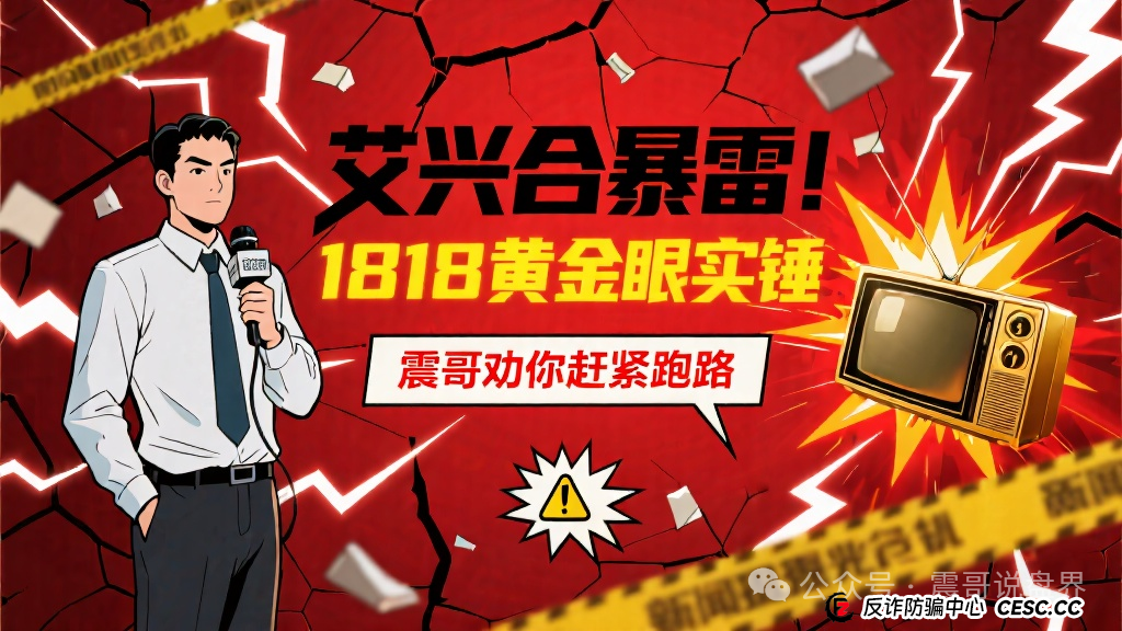 艾兴合暴雷！1818黄金眼实锤，震哥劝你赶紧跑路(1)
