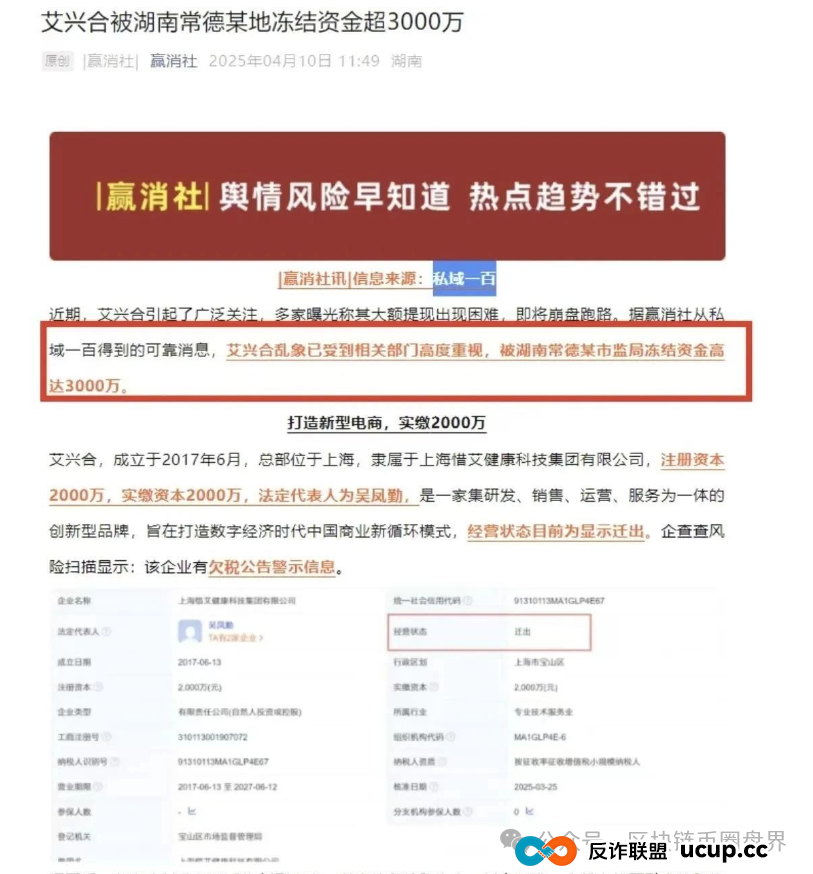 艾兴合暴雷!百亿资金盘崩塌,数千投资者被套:高收益骗局为何屡试不爽?(1) 艾兴合暴雷!百亿资金盘崩塌,数千投资者被套:高收益骗局为何屡试不爽?(1)