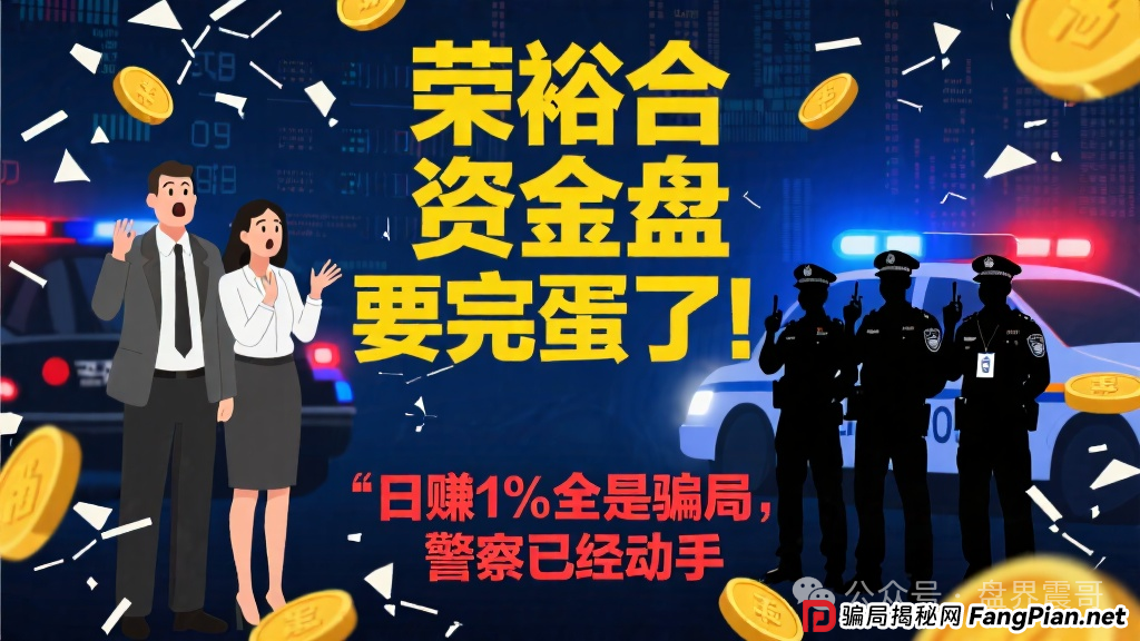 荣裕合资金盘要完蛋了!日赚1%全是骗局,警察已经动手,你的血汗钱可能要打水漂(1) 荣裕合资金盘要完蛋了!日赚1%全是骗局,警察已经动手,你的血汗钱可能要打水漂(1)