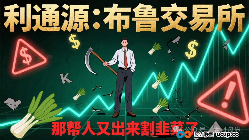 利通源:布鲁交易所那帮人又出来割韭菜了!千万别上当