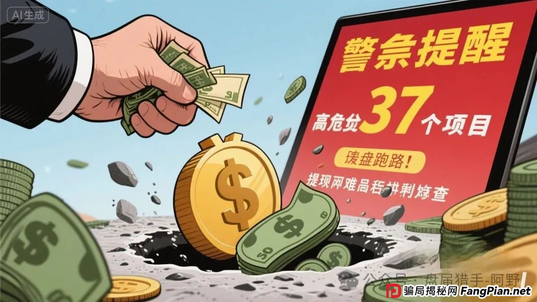 紧急提醒!17个高危项目骗局全揭秘:崩盘跑路、提现困难名单速查,别让血汗钱打水漂!(7) 紧急提醒!17个高危项目骗局全揭秘:崩盘跑路、提现困难名单速查,别让血汗钱打水漂!(7)