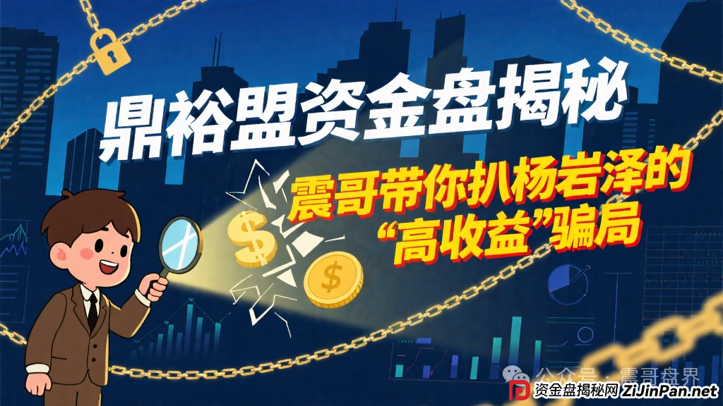 警惕杨岩泽内部荐股群!鼎裕盟资金盘揭秘,震哥带你扒杨岩泽的“高收益”骗