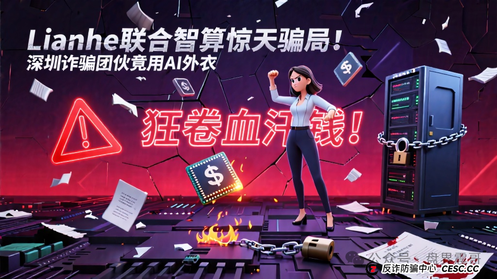 Lianhe联合智算惊天骗局!深圳诈骗团伙竟用AI外衣狂卷血汗钱!