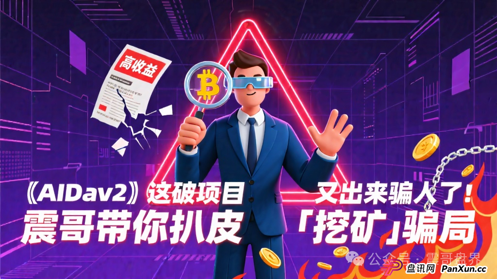 【AIDav2】这破项目又出来骗人了!震哥带你扒皮"挖矿"骗局
