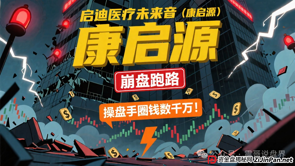 启迪医疗未来音(康启源)即将崩盘跑路,操盘手圈钱数千万!
