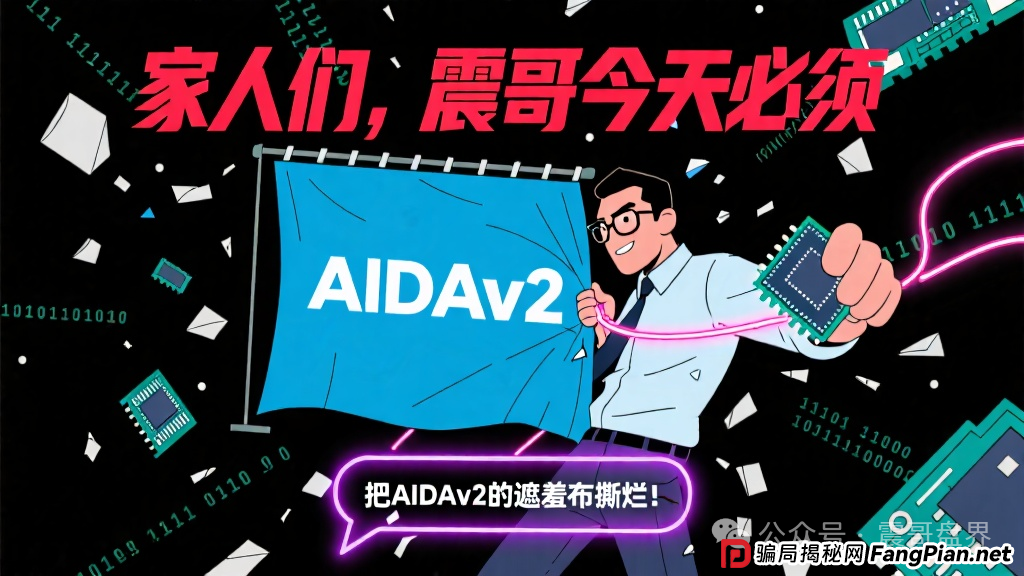 家人们,震哥今天必须把AIDAv2的遮羞布撕烂!