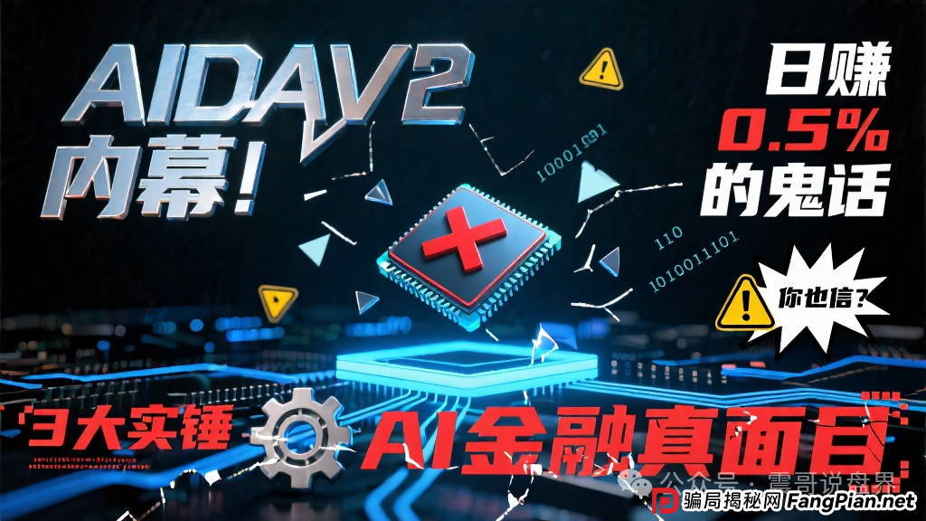 AIDAv2内幕!日赚0.5%的鬼话你也信?3大实锤"AI金融"真面目