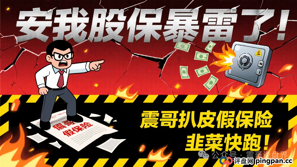 安我股保要跑路!震哥扒皮这个假保险真骗钱的玩意儿,韭菜们快跑!