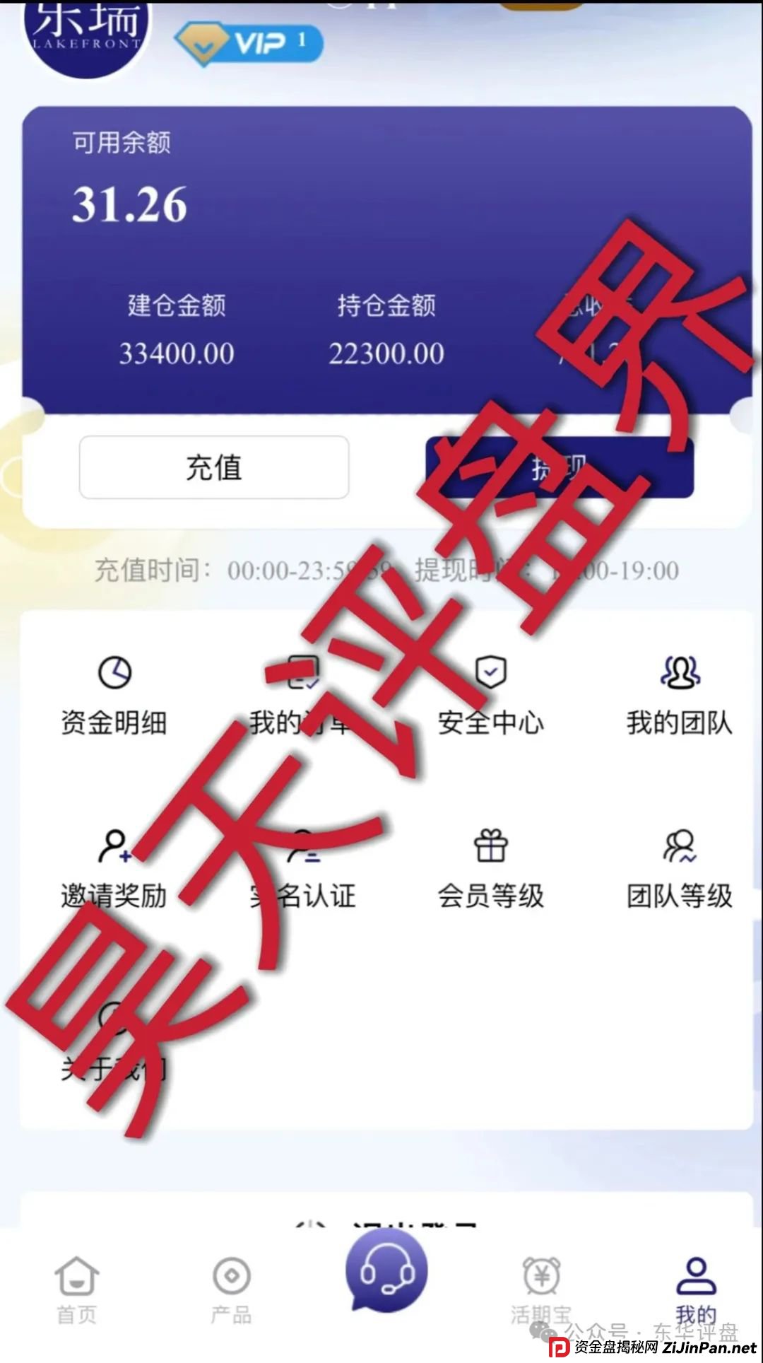 假冒的“乐瑞资产”虚构投资理财项目,实则就是资金盘骗局,乐瑞官方已经多