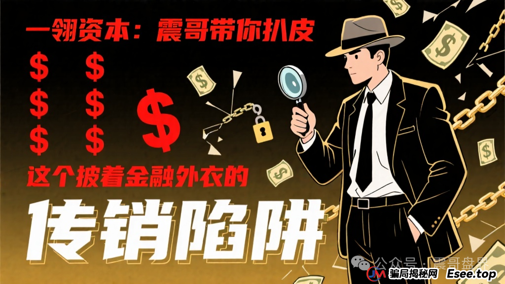 一翎资本:震哥带你扒皮这个披着金融外衣的传销陷阱
