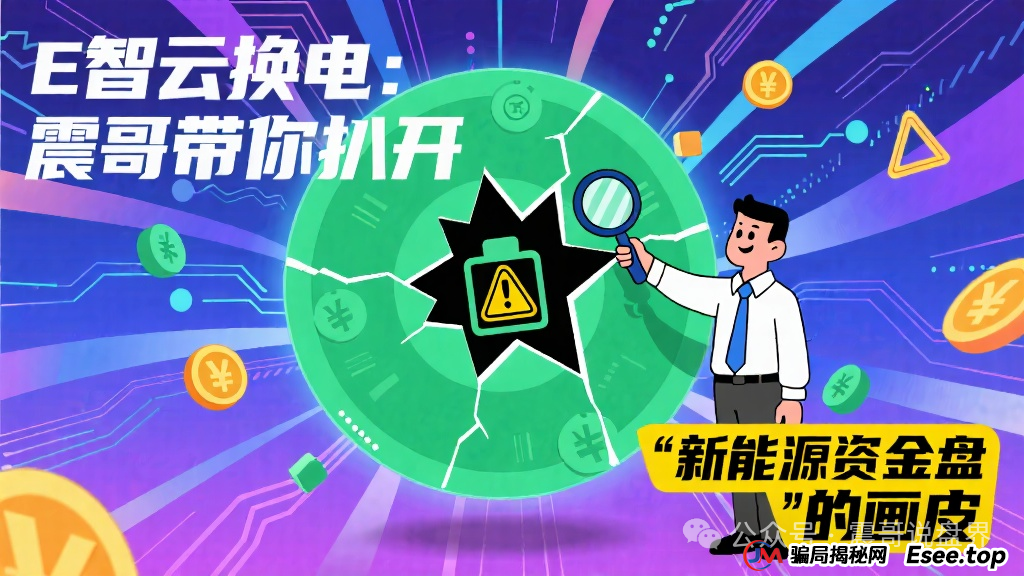 E智云换电:震哥带你扒开"新能源资金盘"的画皮