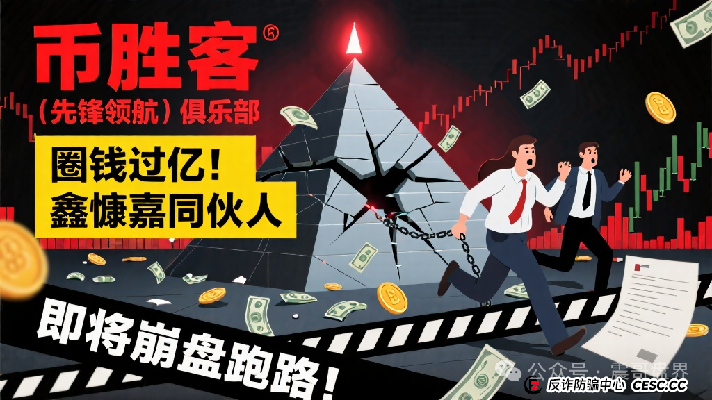 币胜客(先锋领航俱乐部)骗局揭秘,操盘手韩瑞龙已经圈了上亿资金,现在疯