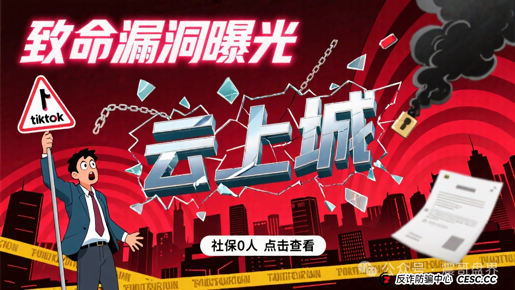 云上城tiktok致命漏洞曝光,空壳公司?社保0人?