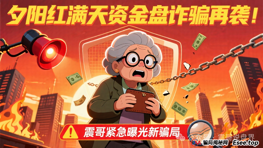 夕阳红满天资金盘诈骗再袭!震哥紧急曝光新骗局