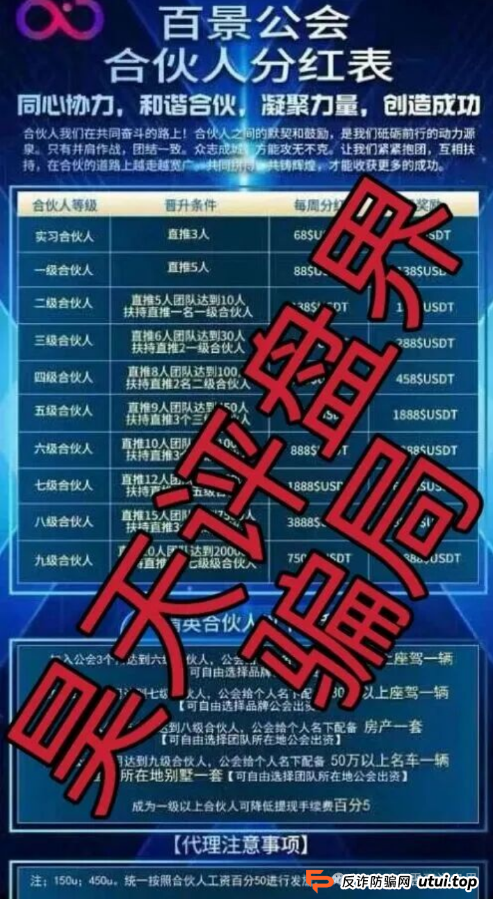 百景公会资金盘已经单割快崩盘,抓紧撤,别被割韭菜!(3) 百景公会资金盘已经单割快崩盘,抓紧撤,别被割韭菜!(3)