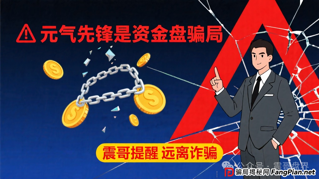 元气先锋是资金盘骗局,震哥提醒远离诈骗