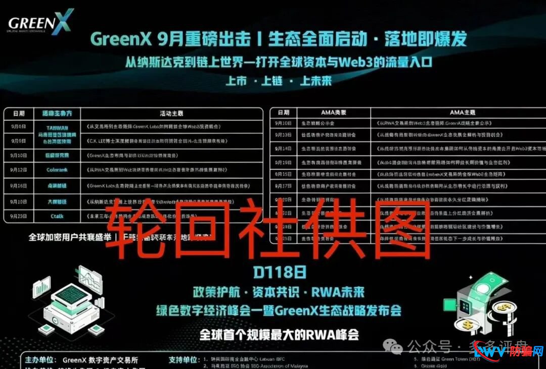 深度拆解绿专GreenX：一场精心包装的资金盘骗局，切勿入局