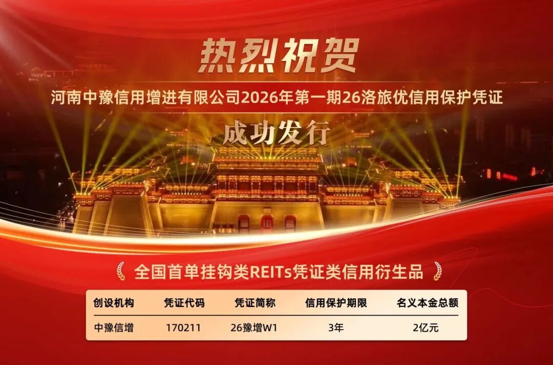 中豫信增创设全国首单挂钩类REITs凭证类信用衍生品(1) 中豫信增创设全国首单挂钩类REITs凭证类信用衍生品(1)