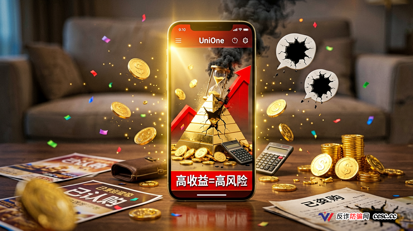 UniOne还在拉人头？别傻了，这种资金盘玩的就是击鼓传花，立马撤资保命要紧