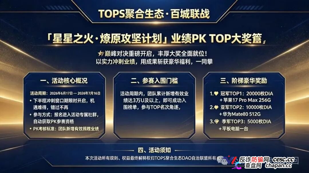 TOPS聚合生态｜V1升V4要拉多少人？百城联动线下沙龙，签的是业绩军令状还是传销罪证？(2)