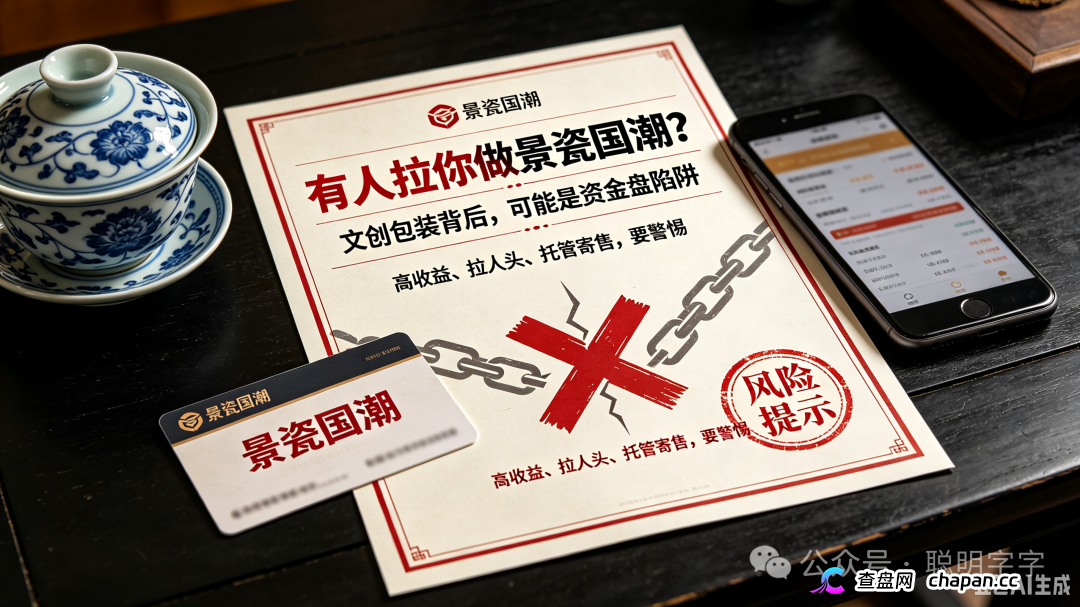 紧急预警|“景瓷国潮”:正主声明从未授权,月收益30%靠新钱填旧账,国潮外衣下是典型资金盘(1) 紧急预警|“景瓷国潮”:正主声明从未授权,月收益30%靠新钱填旧账,国潮外衣下是典型资金盘(1)